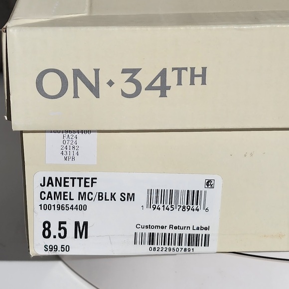 NEW - On 34th Janette Cap-Toe Booties - Size 8.5 M - Picture 10 of 10